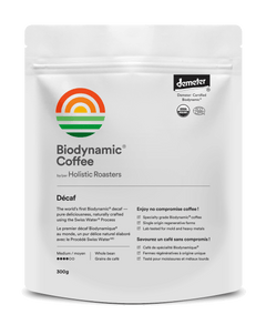 Biodynamic Décaf Swiss Water Process coffee bag