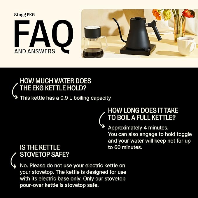 FELLOW Stagg EKG Electric Pour Over Kettle (120V) - Biodynamic Coffee