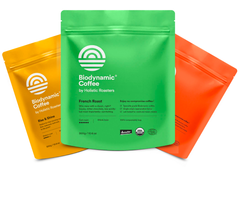 Bio Based Coffee Biodynamic Coffee by Holistic Roasters | Lab-Tested Every Harvest
