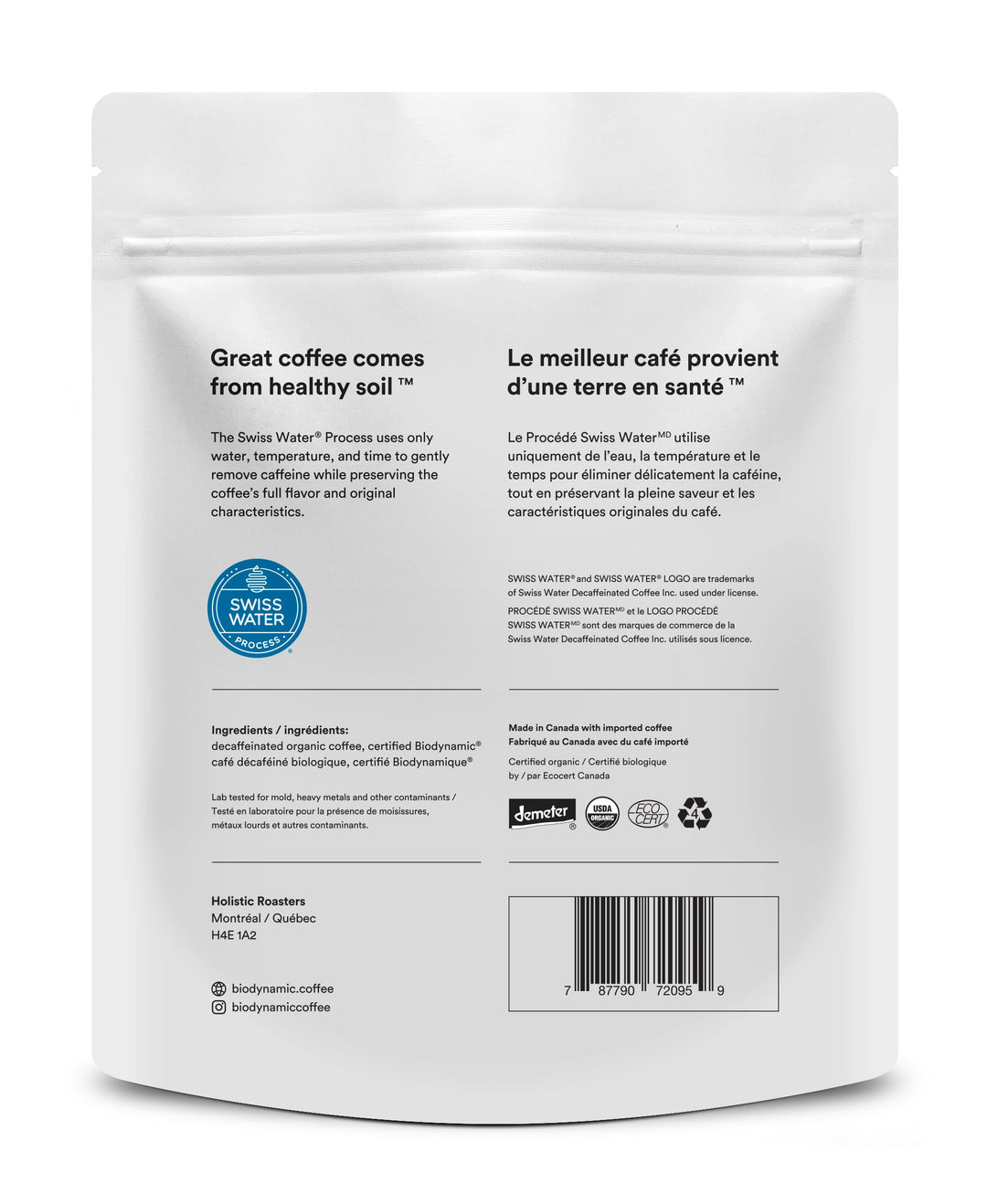 Biodynamic Décaf - Biodynamic Coffee