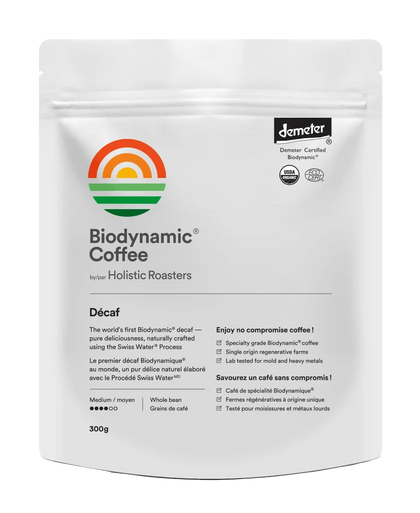 Biodynamic Décaf coffee bag