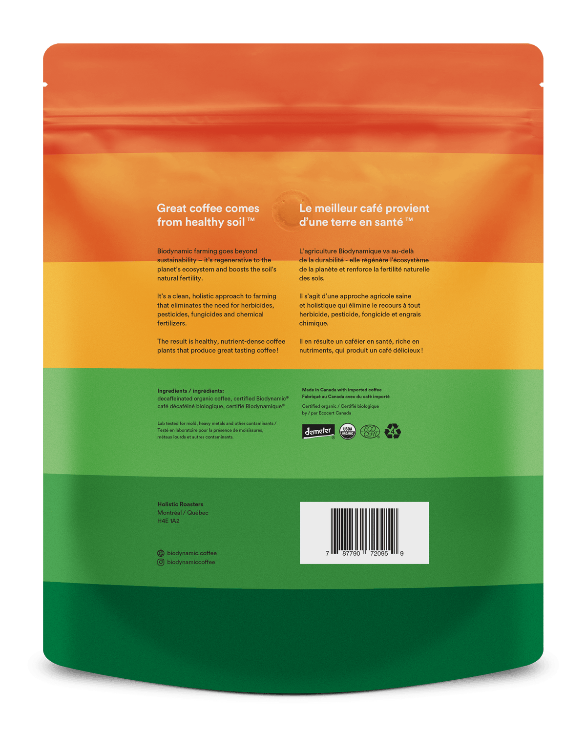 Biodynamic Décaf 907g — World's Only Demeter-Certified Decaf ...