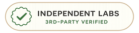 Independent labs — third-party verified