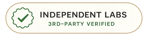 Independent labs — third-party verified